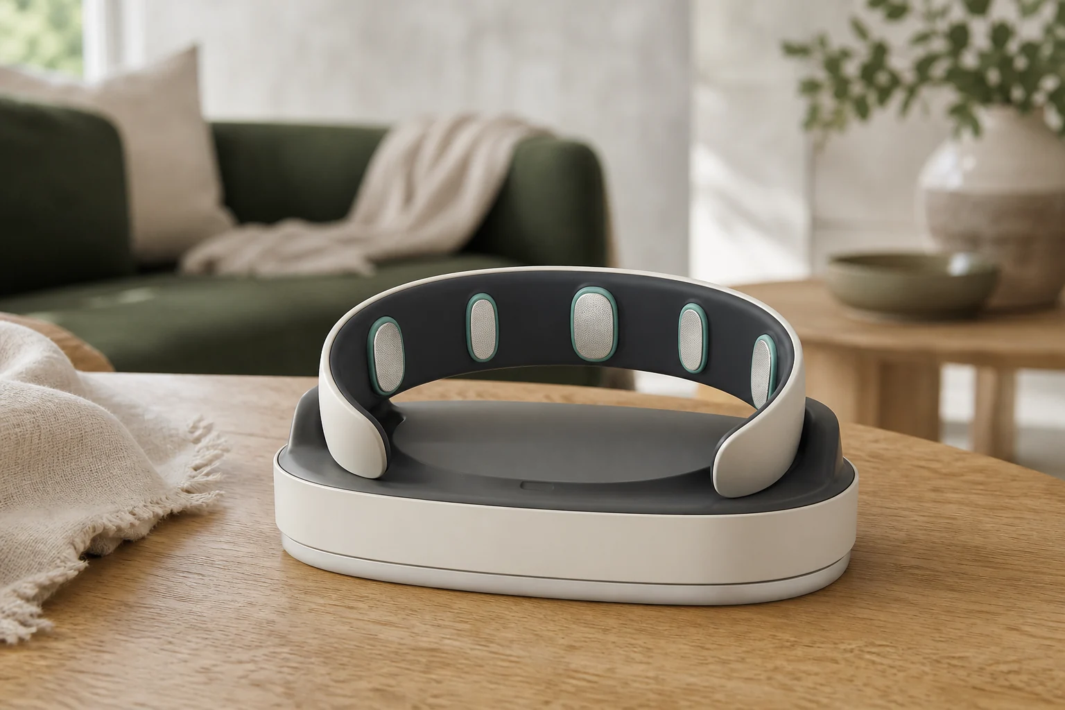 The five-module Clarity+ Home Interface on its dock